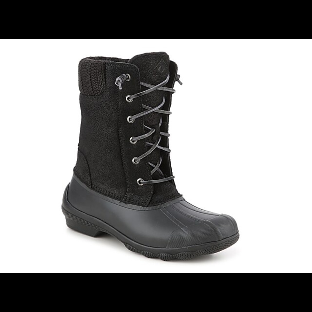 Sperry Black Syren Misty Duck Boot